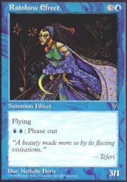 1x Rainbow Efreet MTG - Visions - Moderate Play - Image 1