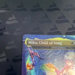 Wizards MTG Miku, Child of Song 1599 Secret Lair Promo Foil Alt Art - Image 2