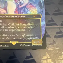 Wizards MTG Miku, Child of Song 1599 Secret Lair Promo Foil Alt Art - Image 4