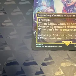 Wizards MTG Miku, Child of Song 1599 Secret Lair Promo Foil Alt Art - Image 5