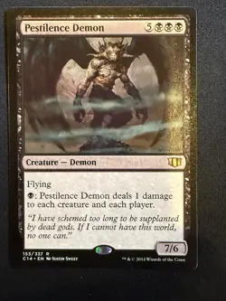 Pestilence Demon 153 Rare Commander 2014 Magic: The Gathering Lightly Played - Image 1