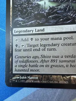 Shizo, Death's Storehouse Champions of Kamigawa Rare Magic The Gathering 2004 - Image 4