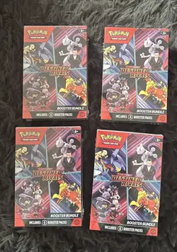Lot Of 4 Pokemon Scarlet & Violet Destined Rivals Booster Bundle FACTORY SEALED - Image 1