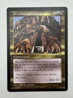 Breathstealer's Crypt x1 MTG Visions 1x Magic Excellent Near Mint EX NM - Image 1