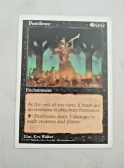 MTG Pestilence Fifth Edition 186 Regular Common Premium NOS See Description - Image 1