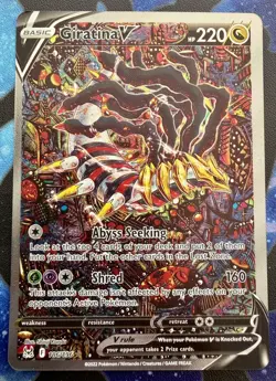 Pokemon TCG Giratina V (Alternate Full Art) 186/196 Swsh11: Lost Origin Holo - Image 1