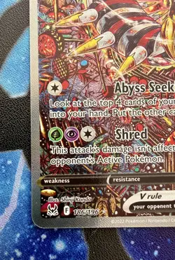 Pokemon TCG Giratina V (Alternate Full Art) 186/196 Swsh11: Lost Origin Holo - Image 5