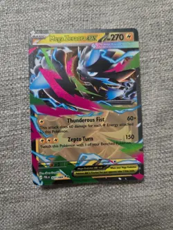 Mega Zeraora ex 027/084 Double Rare Pitch Black Pokemon Holo Near Mint - Image 1