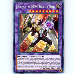 Yugioh Elemental HERO Nebula Neos CT15-EN001 Limited Edition Secret Rare - NM 💎 - Image 1