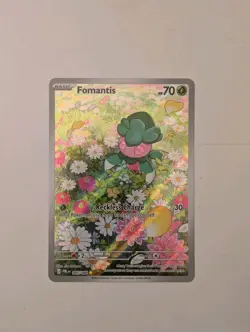 Fomantis 085/084 Pokemon Pitch Black Illustration Rare NM+ - Image 1