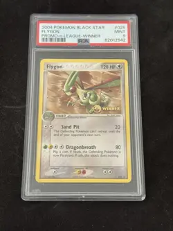2004 POKEMON BLACK STAR PROMO E-LEAGUE-WINNER #025 FLYGON PSA 9 - Image 1