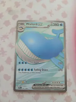 Wailord Ex 097/084 - Ultra Rare - Pitch Black - Pokemon TCG - Image 1