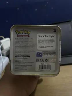 Pokemon TCG Electric Stacking Tin Sealed (3 packs) - Image 4