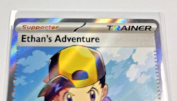 Pokemon Destined Rivals Ethan’s Adventure 221/182 Scarlet And Violet NM - Image 2