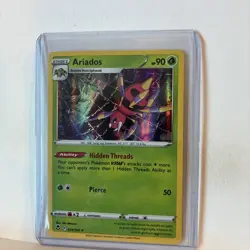 Ariados 4/195 Pokemon Silver Tempest Rare Near Mint Holo Card Mint - Image 2