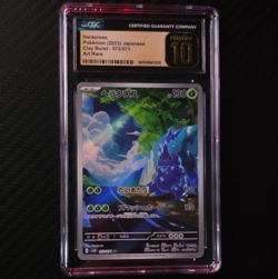CGC Pristine 10 Heracross 072/071 SV2D Clay Burst Art Rare Holo Japanese 2023 - Image 1