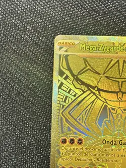 Pokemon Mega Zygarde EX 124/088 Gold Full Art Holo Secret Rare HP 310 SPA - Image 3