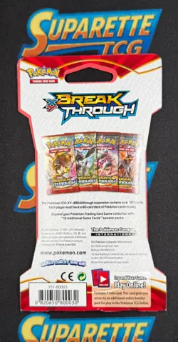 Pokemon XY Breakthrough Sleeved Booster Pack - Sealed - Image 3