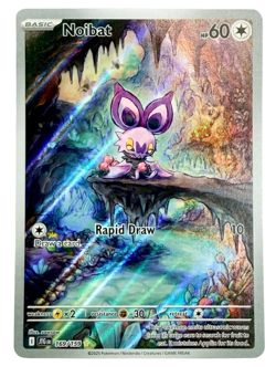 Pokemon TCG Noibat 169/159 Sv09: Journey Together Holo Illustration Rare - Image 1