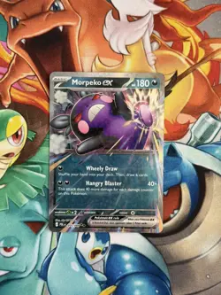 Morpeko ex 055/084 Double Rare Pitch Black Pokemon Holo Near Mint - Image 1