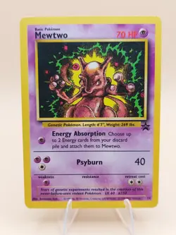 Mewtwo Pokemon Black Star Promo #14 WOTC 2000 - Image 1