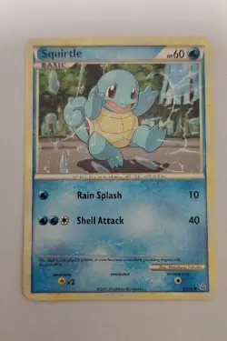 Squirtle 63/95 Common HGSS Unleashed Pokemon LP - Image 1