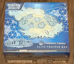 Pokemon Stellar Crown Pokemon Center Elite Trainer Box PKC ETB - New & Sealed - Image 1