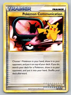 Pokemon Communication 98/123 Uncommon HeartGold & SoulSilver Pokemon LP - Image 1