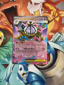 Mega Chandelure ex 038/084 Double Rare Pitch Black Holo NM/M - Image 1