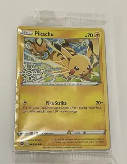 The Pokemon Company Pikachu 70 HP Holiday Calendar Stamped Holo 049/195 Eng - Image 1