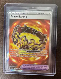 Brave Bangle 104/084 Hyper Rare Pitch Black Pokemon NM - Image 3