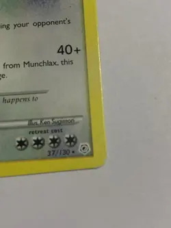 Snorlax 37/130 Diamond & Pearl Rare MP - Image 5
