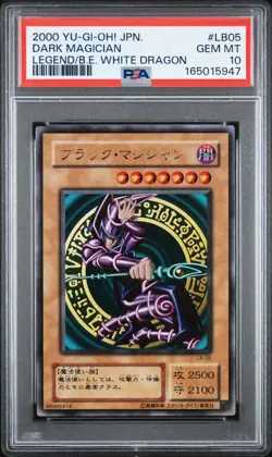 2000 Yu-Gi-Oh! Dark Magician LB-05 Legend Of Blue Eyes Japanese PSA 10 Gem Mint - Image 1