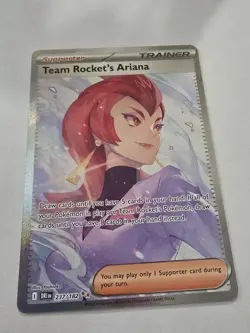 Team Rocket's Ariana 237/182 Destined Rivals Special Illustration Rare NM - Image 1