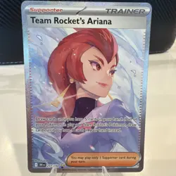 Team Rocket’s Ariana 237/182 Sv10: Destined Rivals Special Illustration Rare NM - Image 1