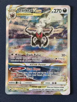 Pokemon TCG - Darkrai VSTAR Gg50/Gg70 Crown Zenith: Galarian Gallery Holo NM - Image 1