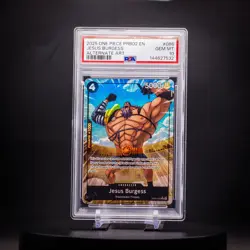 Jesus Burgess OP09-086 Alt Art | PRB02 English | One Piece TCG | PSA 10 GEM MT - Image 1