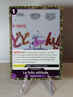 Carte ONE PIECE FR - La Folle attitude EB01-038 C Foil - Image 1