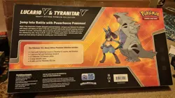Pokemon TCG Heavy Hitters Lucario v Tyranitar v Premium Collection Box 14 Packs - Image 2