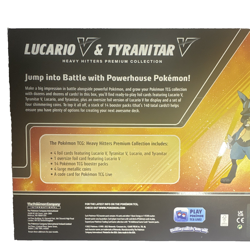 Pokemon TCG Lucario V & Tyranitar V Heavy Hitters Premium Collection Box NEW! - Image 3
