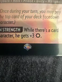 Disney Lorcana Hercules Spectral Demigod 214/204 Epic Rare Winterspell Foil NM - Image 2