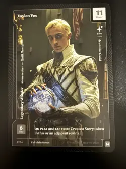 Wonders Of The First: Call Of The Stones ~ VAYLEN VOS MYTHIC Paper TFA-1 🔥 - Image 1