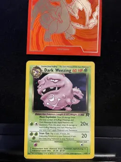 Pokemon Card Dark Weezing Team Rocket Holo 14/82 016🔥MP HP🔥 - Image 1