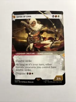 Bayek of Siwa Showcase Universes Beyond: Assassin's Creed MTG Plus Bonus Card!!! - Image 1