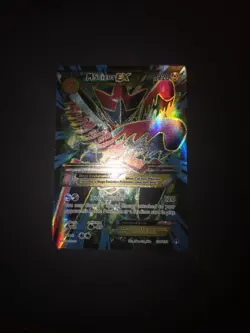 Pokemon M Scizor EX 120/122 Breakpoint Ultra Rare Full Art Mega Holo Card - Image 3