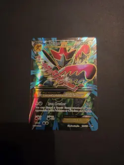 Pokemon M Scizor EX 120/122 Breakpoint Ultra Rare Full Art Mega Holo Card - Image 4