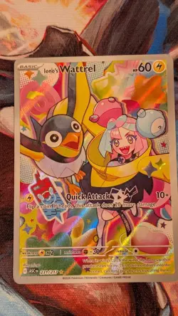 Ionos Wattrel 231/217 Ascended Heroes Illustration Rare Pokemon Card NM - Image 1