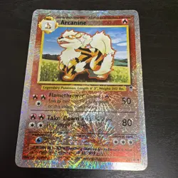 Pokemon TCG Arcanine Legendary Collection Reverse Holo Card 36/110 2002 LP - Image 1