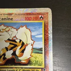 Pokemon TCG Arcanine Legendary Collection Reverse Holo Card 36/110 2002 LP - Image 3