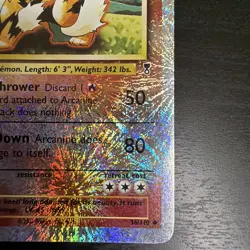 Pokemon TCG Arcanine Legendary Collection Reverse Holo Card 36/110 2002 LP - Image 4